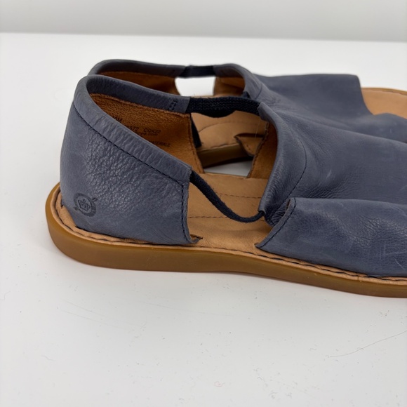 Born Cove Modern Women's Leather Sandals Blue Size US 10M - Picture 9 of 12